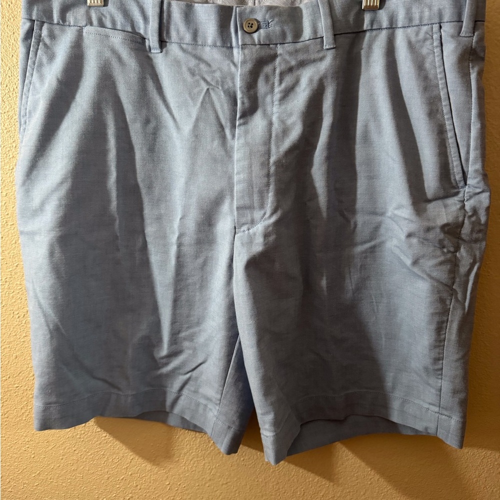 Polo by Ralph Lauren Men's Light Blue Flat Front Shorts